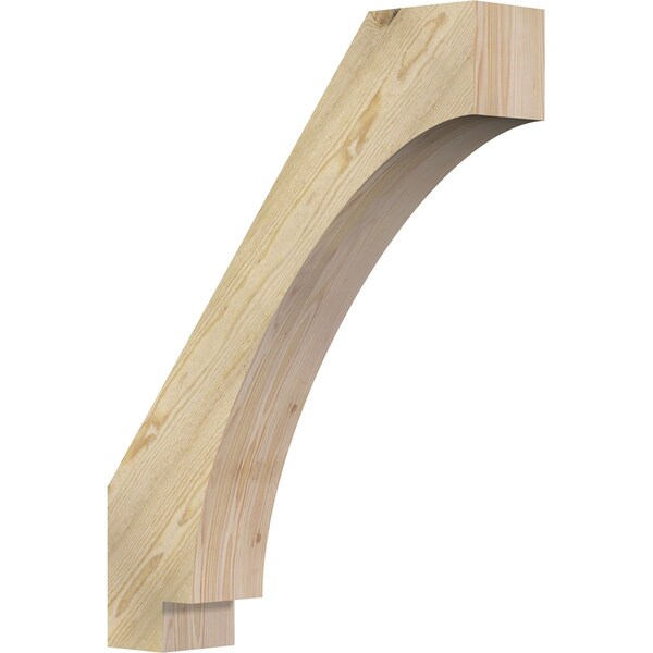 Ekena Millwork 6"W x 28"D x 36"H Imperial Rough Sawn Knee Brace, Douglas Fir BRC06X28X36IMP00RDF - main